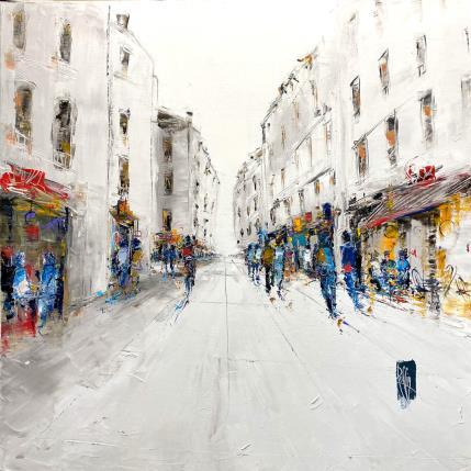 Peinture Histoire d'un jour par Raffin Christian | Tableau Figuratif Huile Urbain