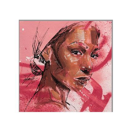 Painting Maimouna by Istraille | Painting Figurative Acrylic Pop icons, Portrait