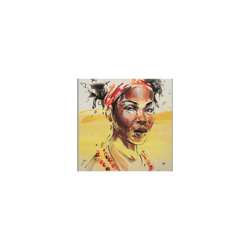 Peinture Mika par Istraille | Tableau Figuratif Portraits Acrylique