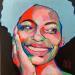 Peinture Conversations silencieuses : Viébelle par Coco | Tableau Figuratif Portraits Acrylique