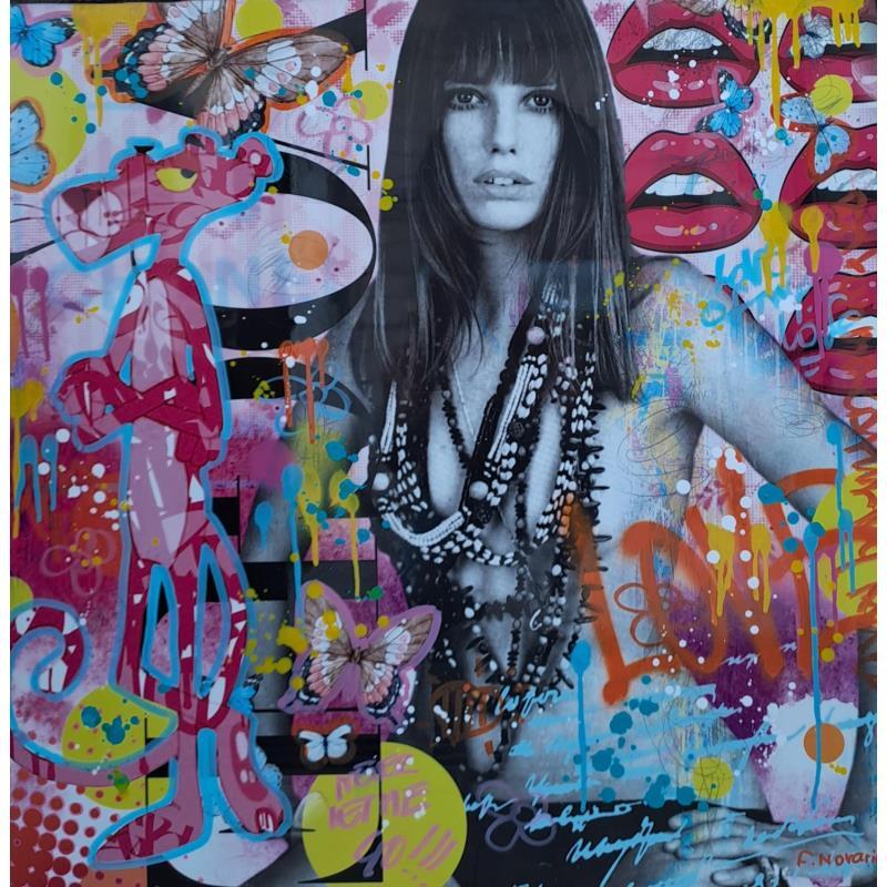 Painting Miss Jane by Novarino Fabien | Painting Pop-art Pop icons