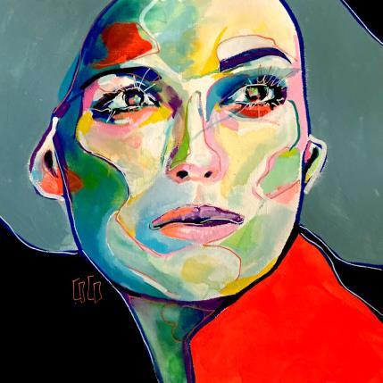 Peinture Conversations silencieuses : Pourvoir  par Coco | Tableau Figuratif Acrylique Portraits