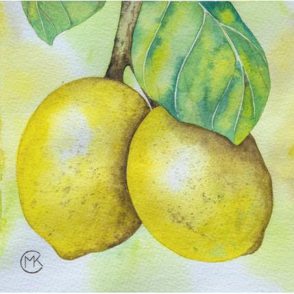 Painting Jaune brillant by Kuprina Carle Maria | Painting Figurative Watercolor Nature
