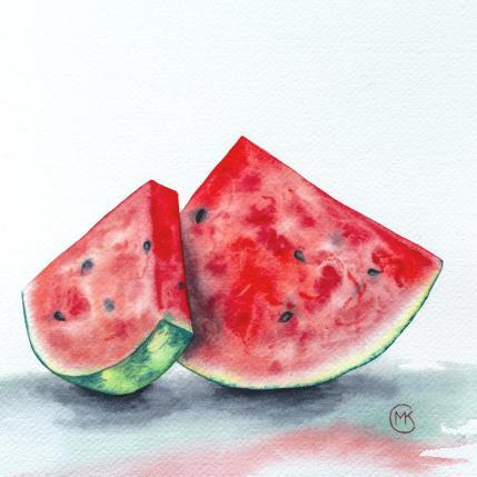 Peinture Un gout d'été  par Kuprina Carle Maria | Tableau Figuratif Aquarelle Nature