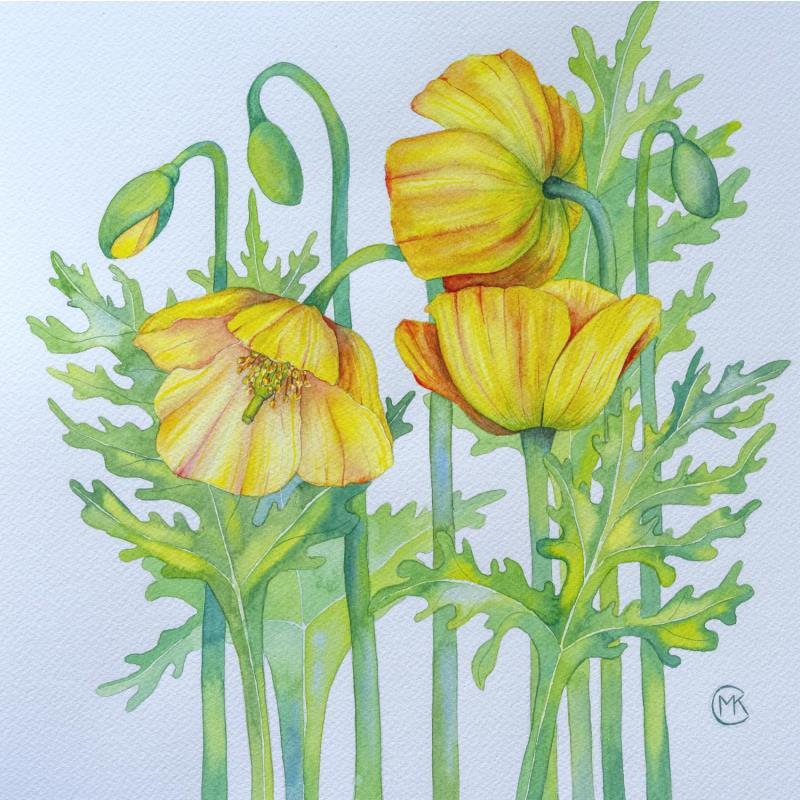 Gemälde Un amour rejété von Kuprina Carle Maria | Gemälde Figurativ Natur Aquarell