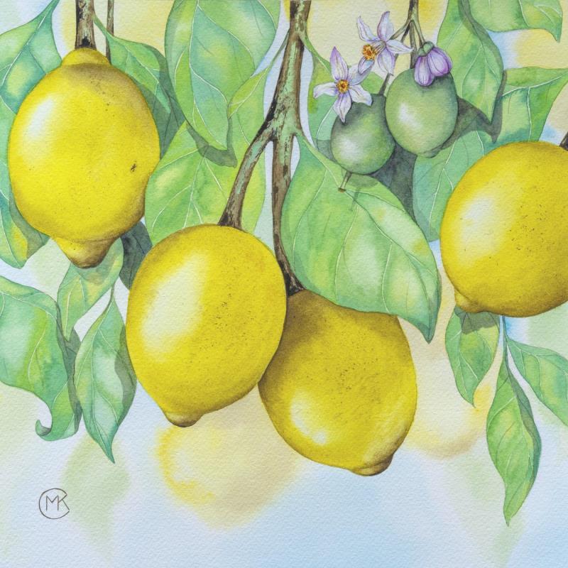 Peinture Le rafraichissement par Kuprina Carle Maria | Tableau Figuratif Nature Aquarelle