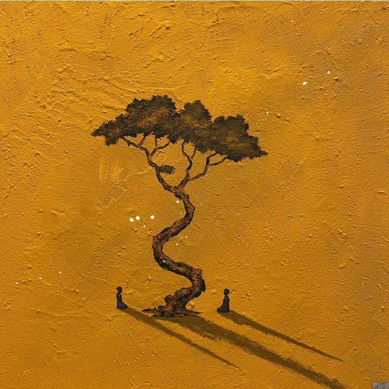 Painting De sable et d'eau by Lemonnier  | Painting Subject matter Landscapes Acrylic Zinc