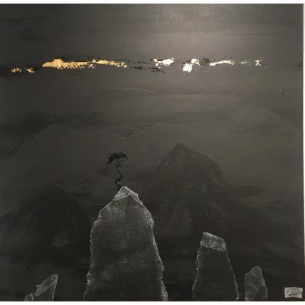 Peinture Pilier Nord par Lemonnier  | Tableau Matiérisme Acrylique, Zinc Paysages