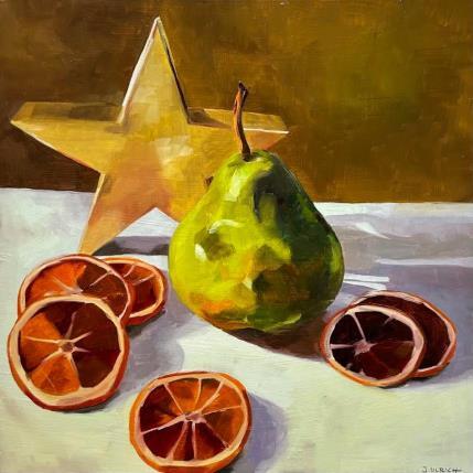 Peinture cozy christmas n°2 par Ulrich Julia | Tableau Figuratif Huile