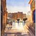 Painting Place Vincent Raspail, Toulon by Jones Henry | Painting Figurative Watercolor