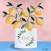 Painting Citron Joie by Sally B | Painting Naive art Still-life Acrylic