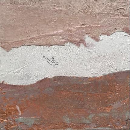 Peinture MALVA par Roma Gaia | Tableau Art naïf Acrylique, Sable Minimaliste