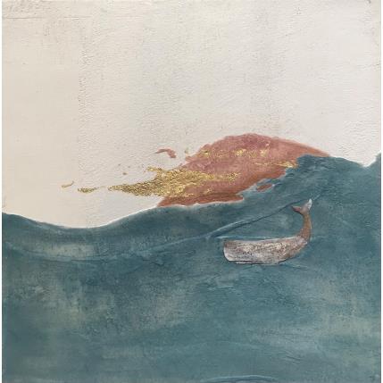 Peinture SOL LEVANTE par Roma Gaia | Tableau Art naïf Acrylique, Sable Minimaliste