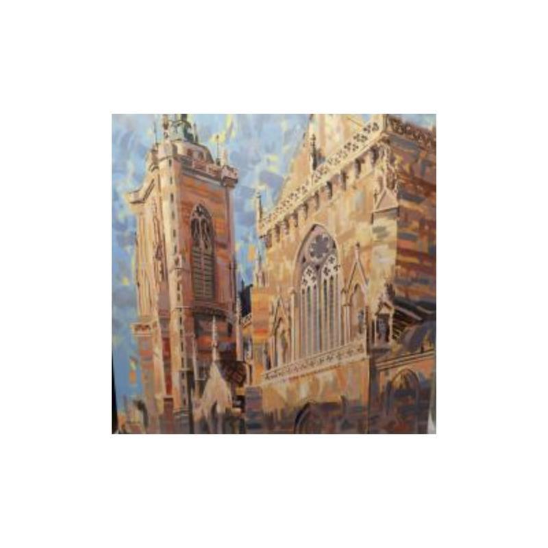 Gemälde COLLÉGIALE COLMAR von Heaton Rudyard | Gemälde Figurativ Öl Acryl