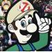 Painting Luigi SOS Fantôme  by Kalo | Painting Pop-art Pop icons Graffiti Acrylic Gluing Posca
