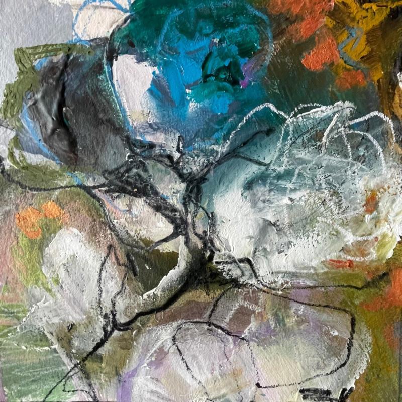 Painting Une première by Kerbastard Béatrice | Painting Figurative Nude Oil Acrylic Pastel Charcoal