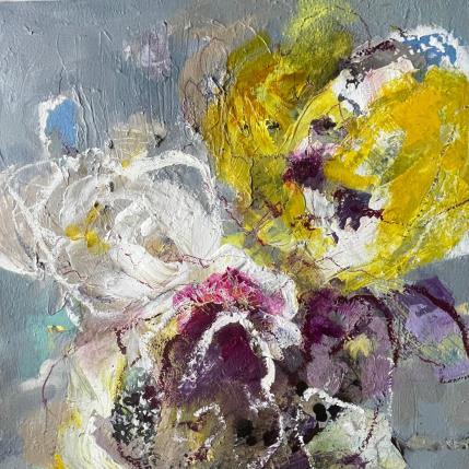 Painting Pour toi by Kerbastard Béatrice | Painting Figurative Acrylic, Charcoal, Oil, Pastel Nude