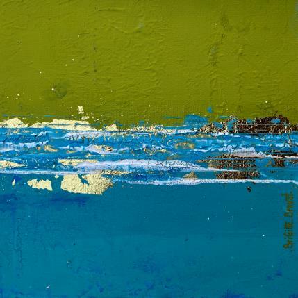 Peinture Waves of paradise  par Dravet Brigitte | Tableau Abstrait Acrylique Minimaliste