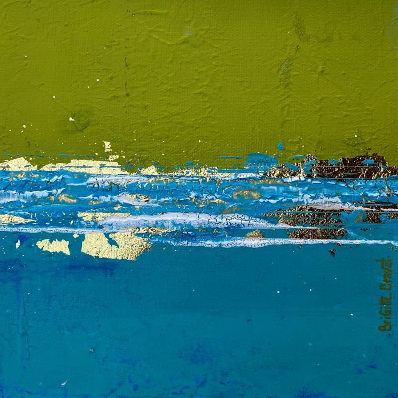 Gemälde Waves of paradise  von Dravet Brigitte | Gemälde Abstrakt Minimalistisch Acryl