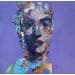 Painting 20 ans by Yavru Irfan | Painting Figurative Portrait Oil