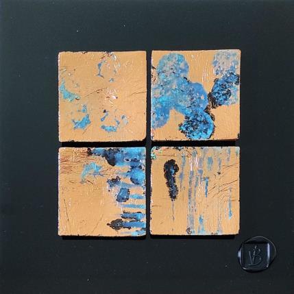 Painting Cancun by Bauquel Véronique | Painting Abstract Wood Minimalist, Pop icons