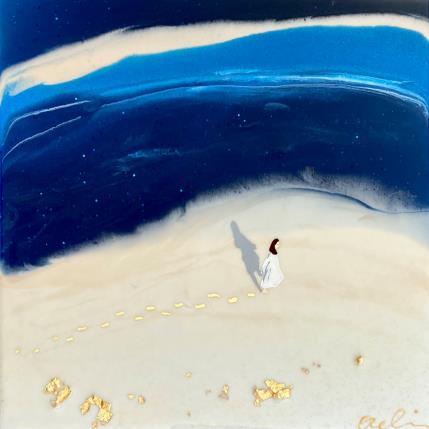 Peinture Miracle marin par Aurélie Lafourcade painter | Tableau Figuratif Acrylique, Résine Marine, Minimaliste, Paysages