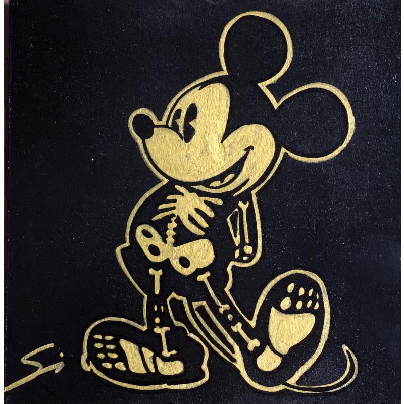 Pintura MICKEY X RAY por Mestres Sergi | Pintura Pop art Iconos pop Graffiti Acrílico