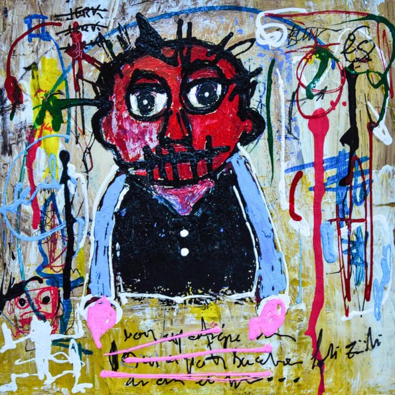 Peinture ST 4 par Zaïdi Larbi | Tableau Art Singulier Portraits Acrylique