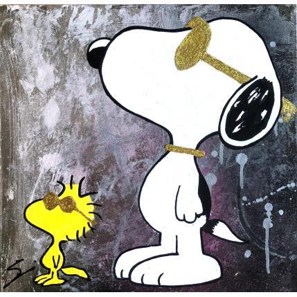 Painting THE SUN IS SHINNING by Mestres Sergi | Painting Pop-art Acrylic, Graffiti Pop icons