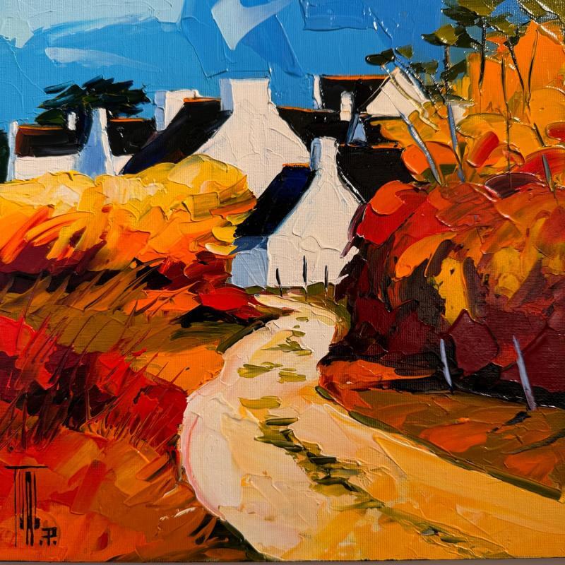 Painting CHEMIN DE VILLAGE by Tual Pierrick | Painting