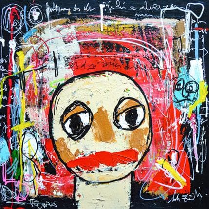 Peinture ST 4 par Zaïdi Larbi | Tableau Art Singulier Acrylique Portraits