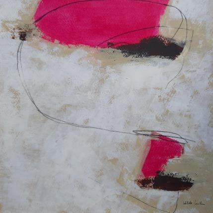 Peinture abstract white C 65 par Wilms Hilde | Tableau Abstrait Acrylique, Collage