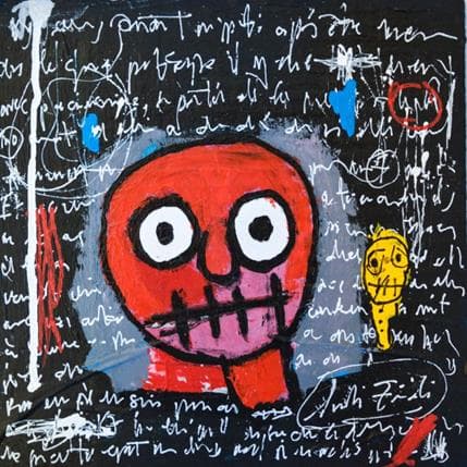 Peinture ST 1 par Zaïdi Larbi | Tableau Art Singulier Acrylique Portraits