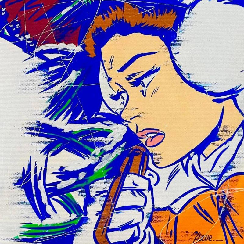 Gemälde Le Revard von Revel | Gemälde Porträt Sport Natur Acryl Posca