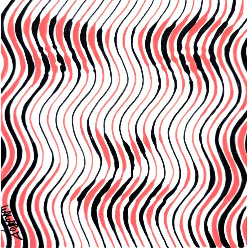 Painting Regard frida rouge by Wawapod | Painting Pop-art Pop icons Acrylic Posca