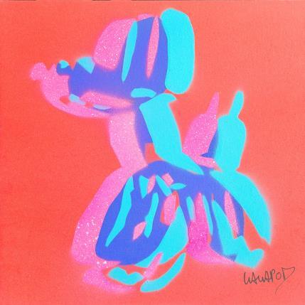 Peinture Multi koons rouge par Wawapod | Tableau Pop-art Acrylique, Posca Icones Pop