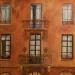 Painting Fenêtres et balcons by De León Lévi Marcelo | Painting Figurative Urban Watercolor