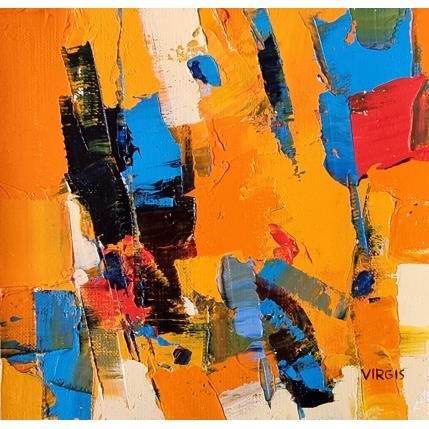 Peinture Please, be good par Virgis | Tableau Abstrait Huile Minimaliste