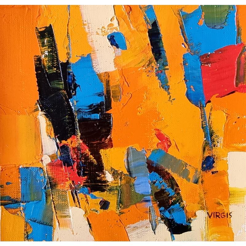 Gemälde Please, be good von Virgis | Gemälde Abstrakt Minimalistisch Öl