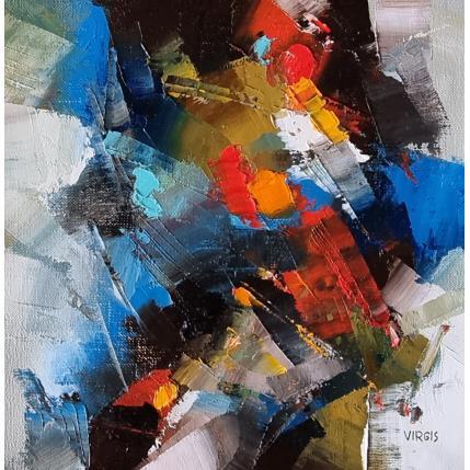 Peinture Next final week par Virgis | Tableau Abstrait Huile Minimaliste