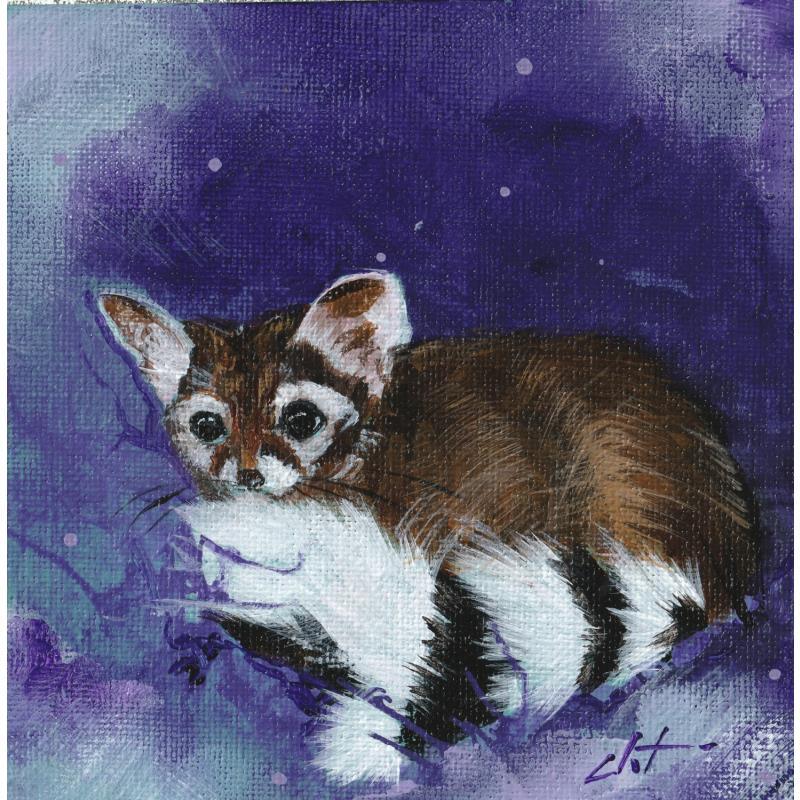 Peinture Ida par CLOT | Tableau Figuratif Animaux Acrylique