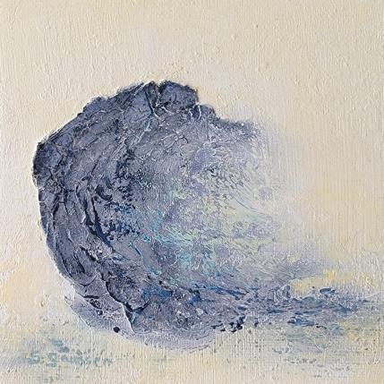 Painting La Vague s'envole by Gaussen Sylvie | Painting Abstract Oil Landscapes