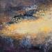 Pintura Coucher de soleil sur le récif por Gaussen Sylvie | Pintura Abstracto Paisajes Marine Aceite