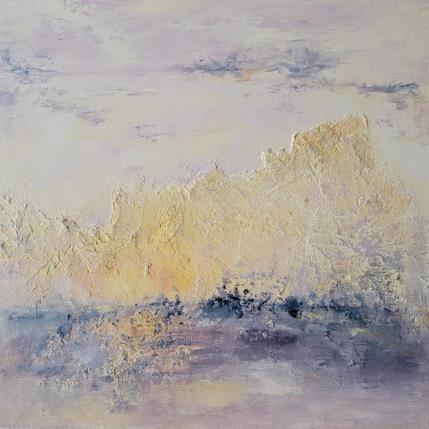 Peinture Le bout du monde par Gaussen Sylvie | Tableau Abstrait Huile Marine