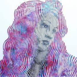 Painting Scenes from the lige of Moses tribute to boticelli by Schroeder Virginie | Painting Subject matter Acrylic Pop icons