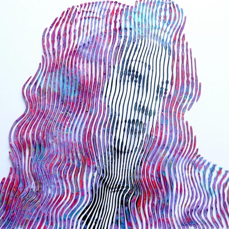 Peinture Scenes from the lige of Moses tribute to boticelli par Schroeder Virginie | Tableau Matiérisme Icones Pop Acrylique