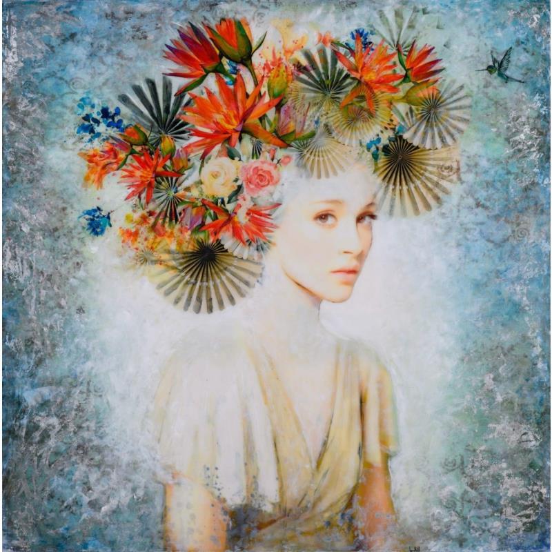 Painting Vera Sońadora  by Bofill Laura | Painting Figurative Portrait Acrylic Resin