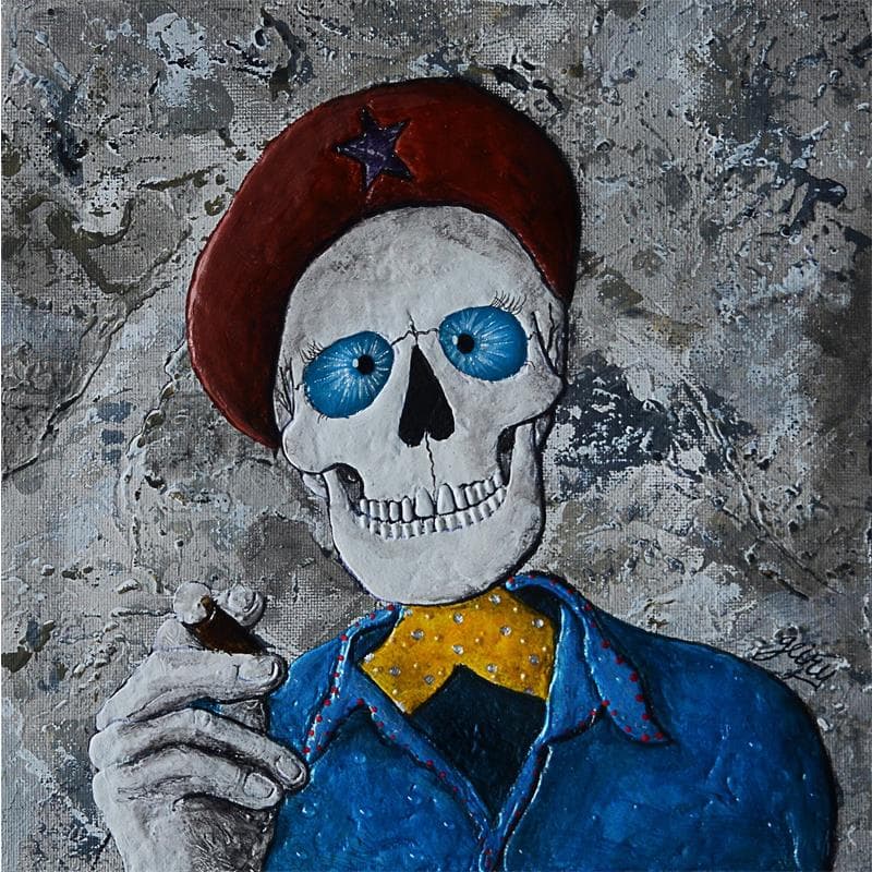 Painting LIBERTAD CUBANA by Geiry | Painting Subject matter Portrait