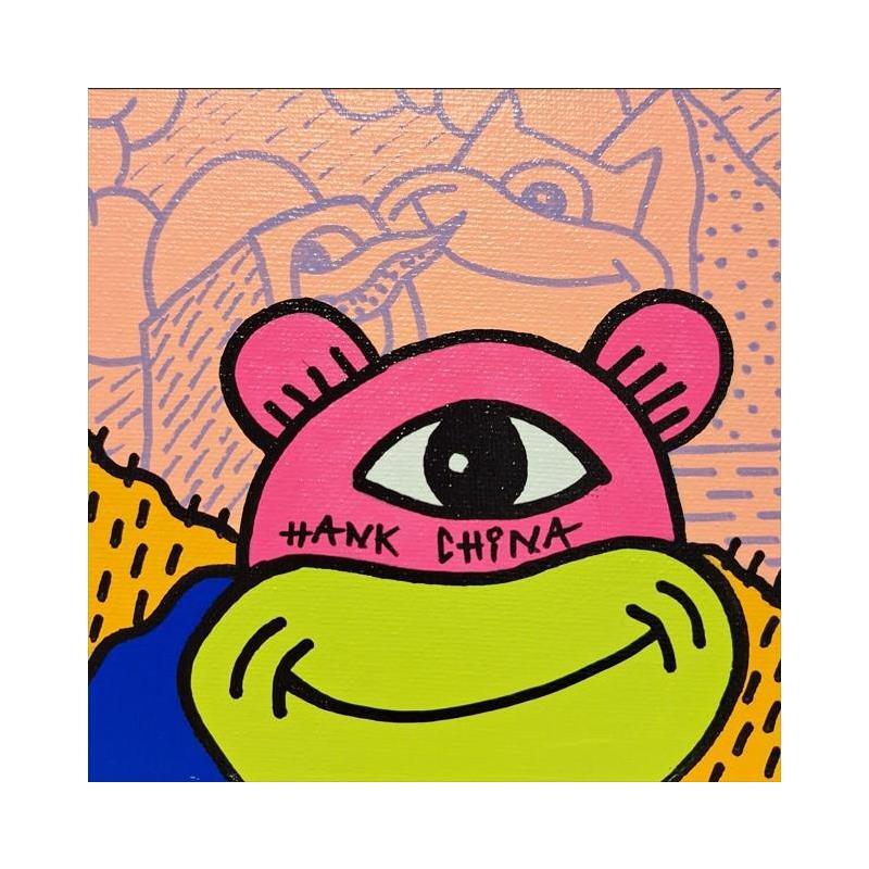 Painting New Order one by Hank China | Painting Pop-art Pop icons Acrylic Posca