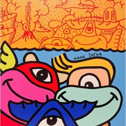Peinture Harrison five par Hank China | Tableau Pop-art Acrylique, Posca Icones Pop